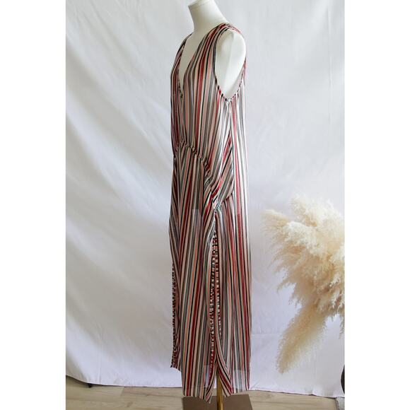 ZARA Trafaluc strip swim cover up size M - Picture 4 of 7